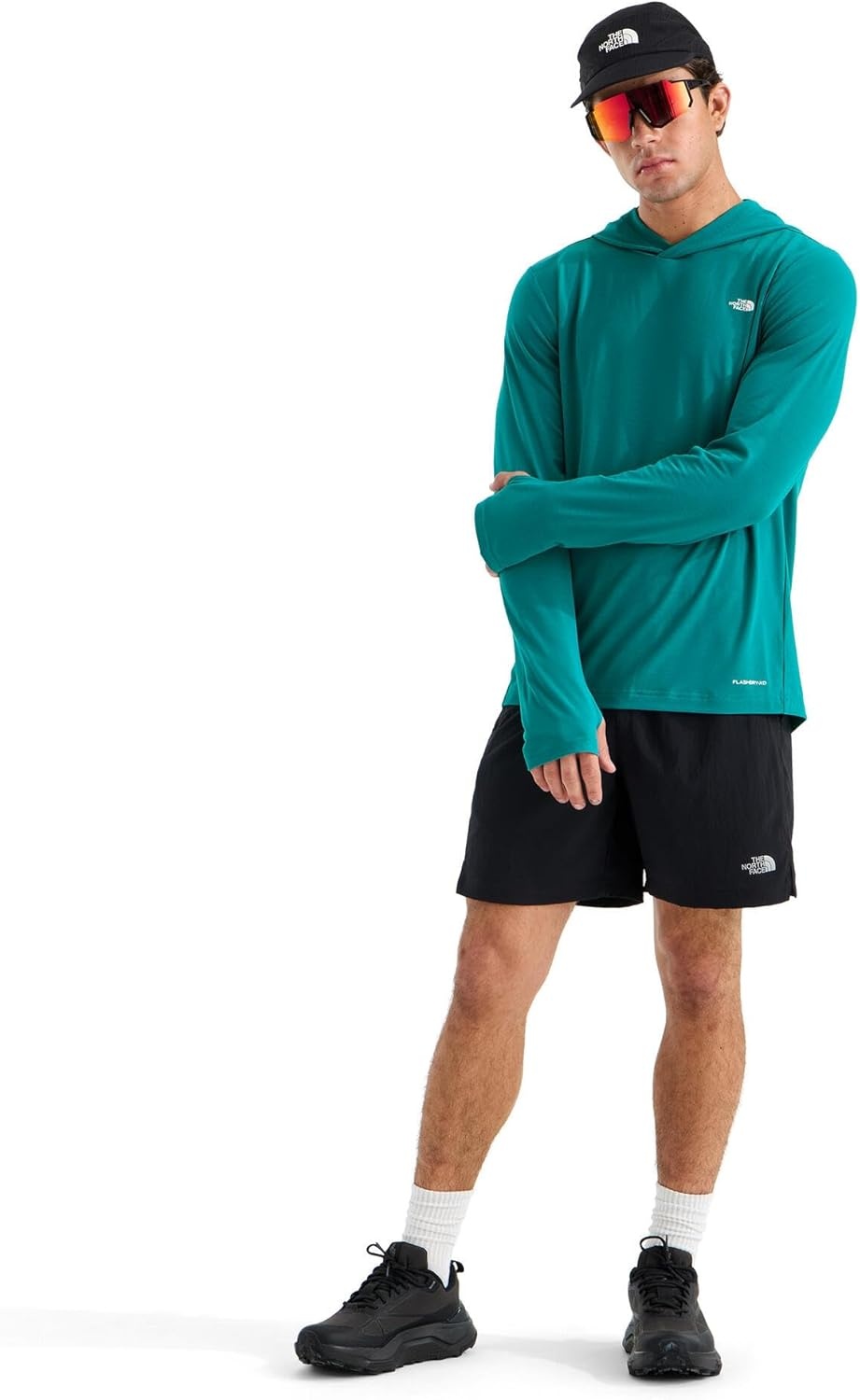 image:imageTHE NORTH FACE Mens Adventure Sun Hoodie Light amp Breathable With Upf 40 Sun Protection amp 3piece HoodRestorative Teal