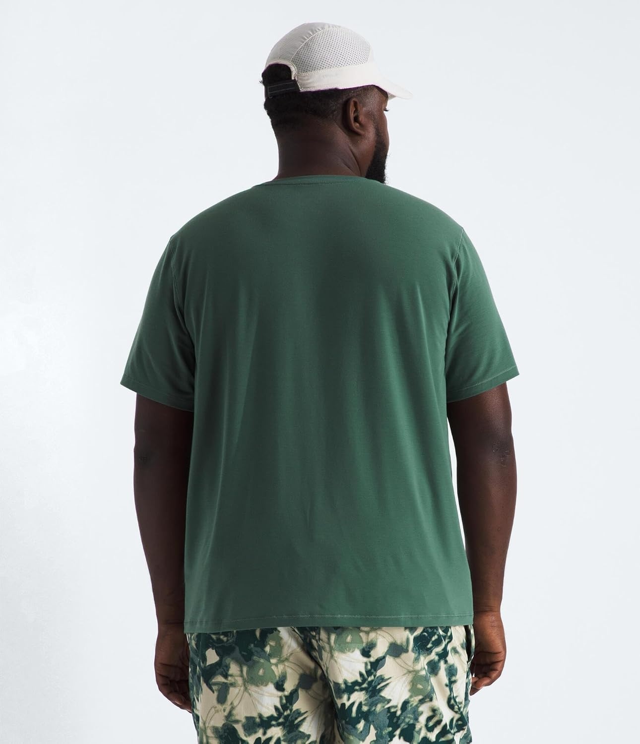 image:imageTHE NORTH FACE Mens Adventure Tee Lightweight amp Stretchy Shirt With Setin Sleeves amp Heat Transfer LogoDuck Green