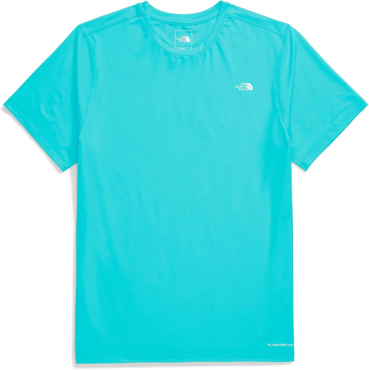 image:imageTHE NORTH FACE Mens Adventure Tee Lightweight amp Stretchy Shirt With Setin Sleeves amp Heat Transfer LogoGalactic Blue