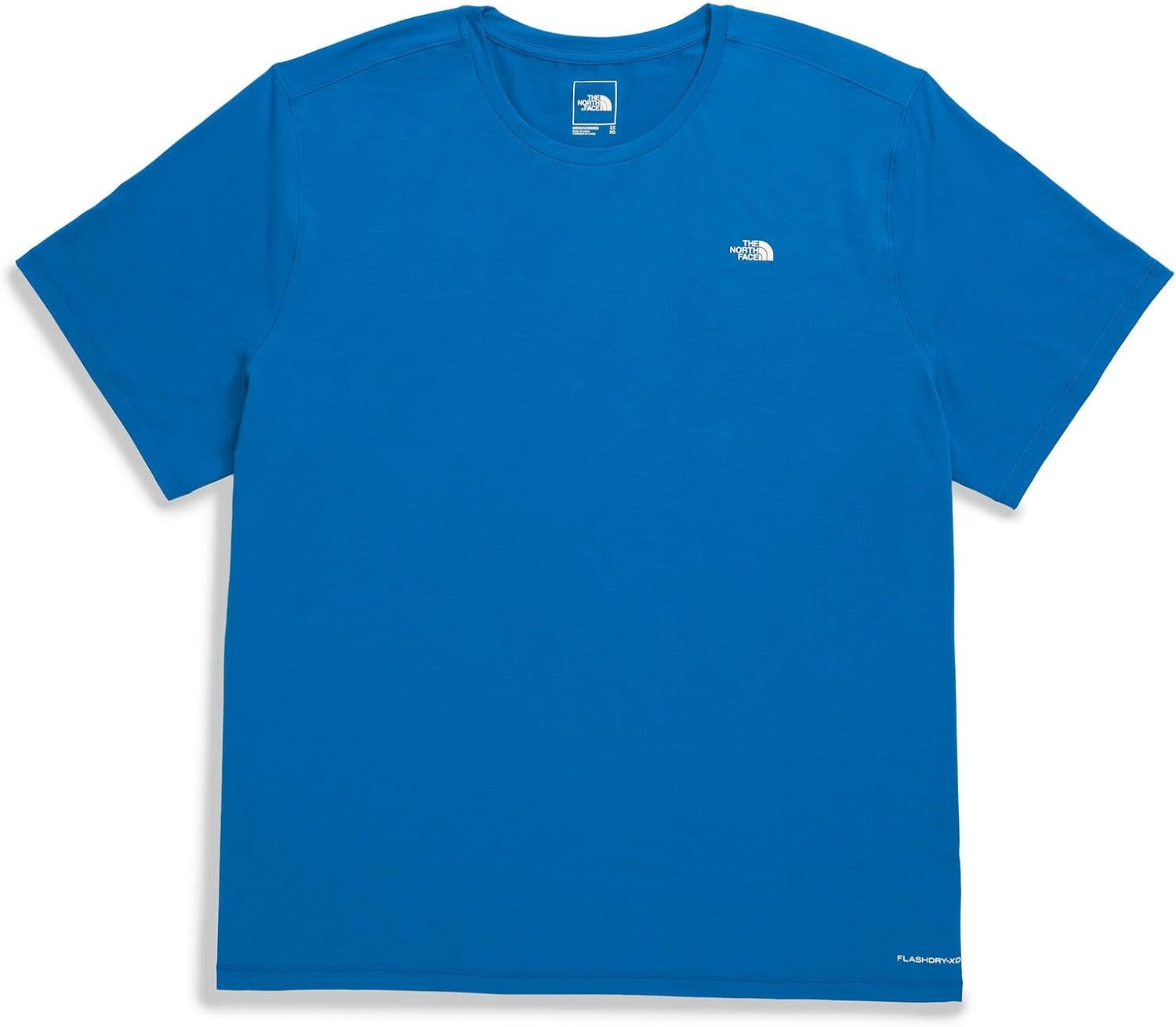 image:imageTHE NORTH FACE Mens Adventure Tee Lightweight amp Stretchy Shirt With Setin Sleeves amp Heat Transfer LogoHero Blue