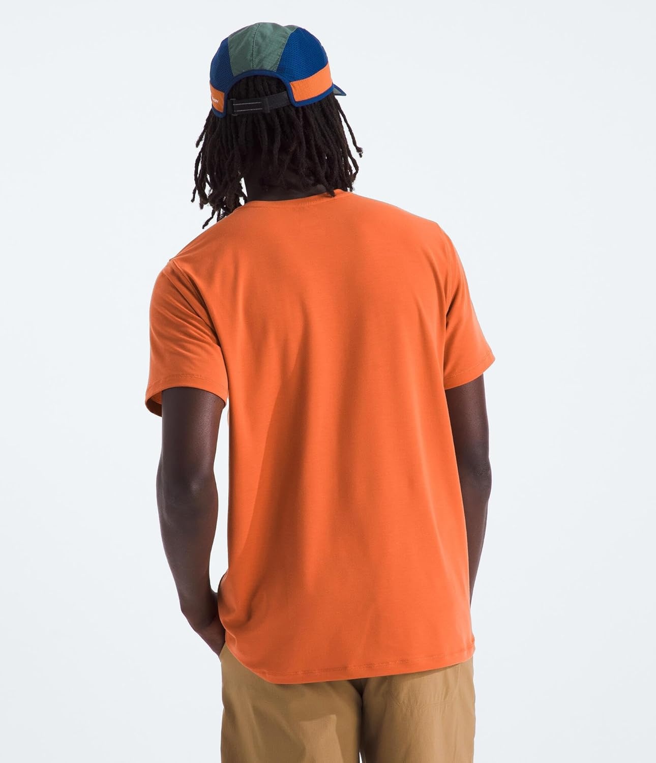 image:imageTHE NORTH FACE Mens Adventure Tee Lightweight amp Stretchy Shirt With Setin Sleeves amp Heat Transfer LogoIron Bronze