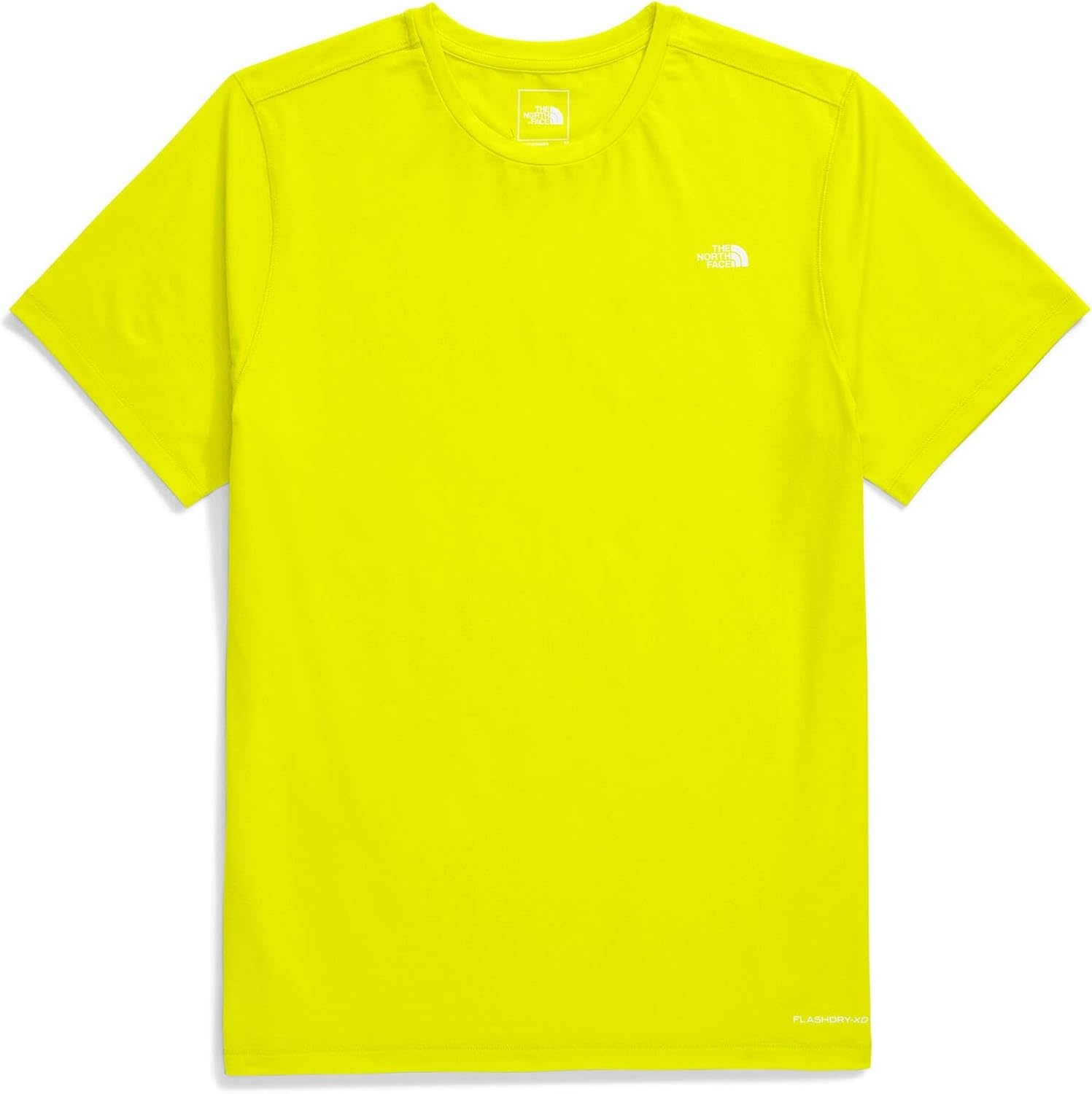 image:imageTHE NORTH FACE Mens Adventure Tee Lightweight amp Stretchy Shirt With Setin Sleeves amp Heat Transfer LogoSulphur Spring Green