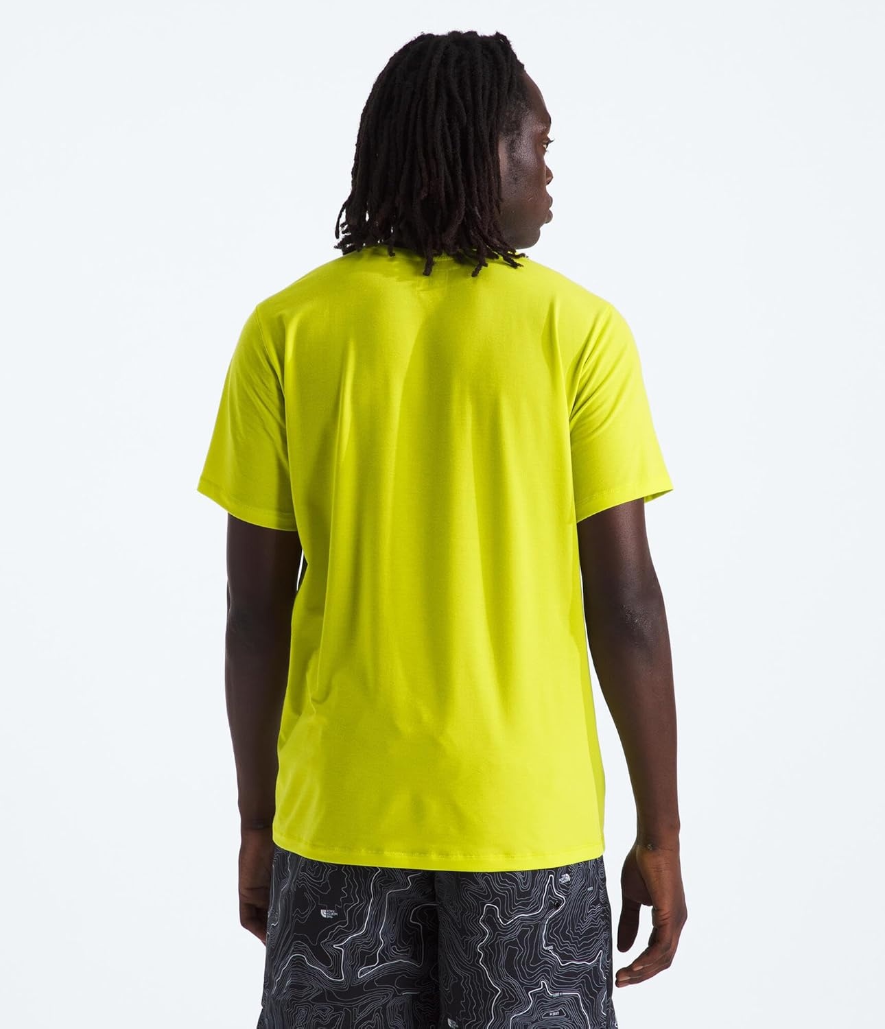 image:imageTHE NORTH FACE Mens Adventure Tee Lightweight amp Stretchy Shirt With Setin Sleeves amp Heat Transfer LogoSulphur Spring Green