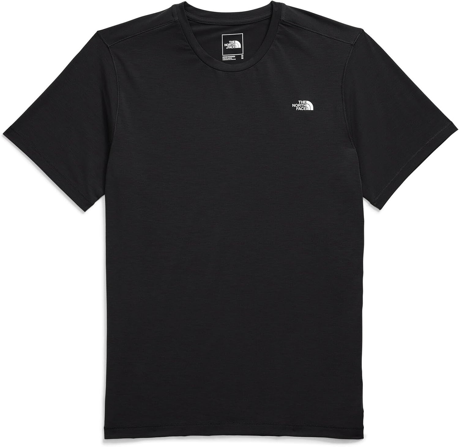 image:imageTHE NORTH FACE Mens Adventure Tee Lightweight amp Stretchy Shirt With Setin Sleeves amp Heat Transfer LogoTnf Black