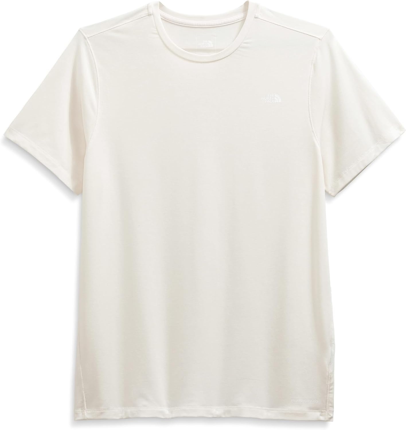 image:imageTHE NORTH FACE Mens Adventure Tee Lightweight amp Stretchy Shirt With Setin Sleeves amp Heat Transfer LogoWhite Dune