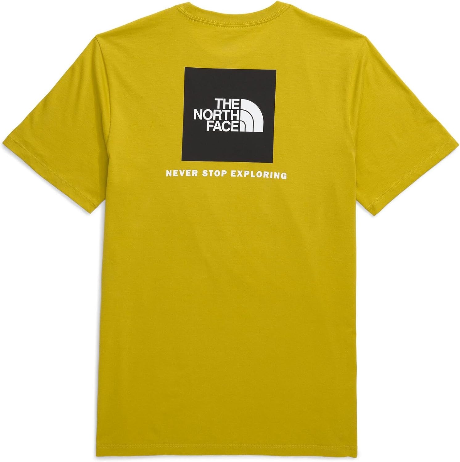 image:imageTHE NORTH FACE Mens Core Box NSE Short Sleeve Tee Branded Tshirt With a Ribbed CollarDijon Yellow