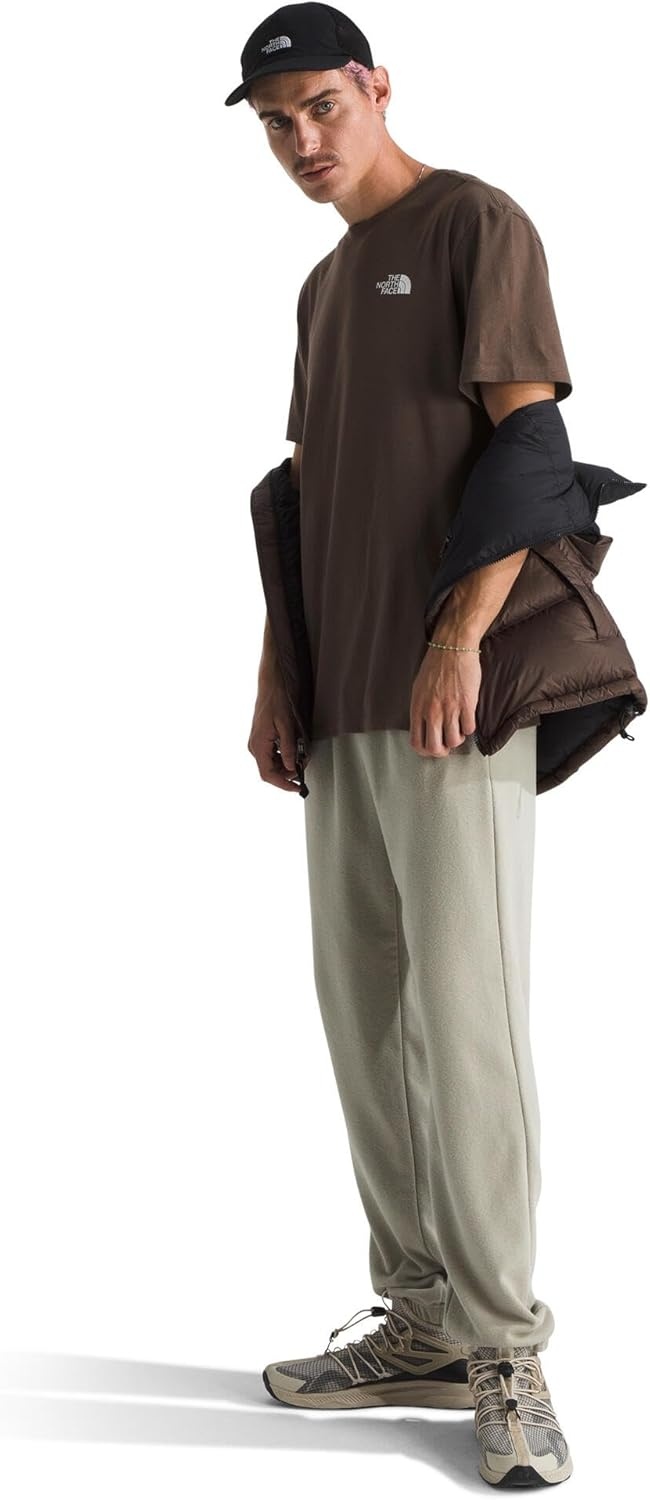 image:imageTHE NORTH FACE Mens Core Box NSE Short Sleeve Tee Branded Tshirt With a Ribbed CollarSmokey Brown