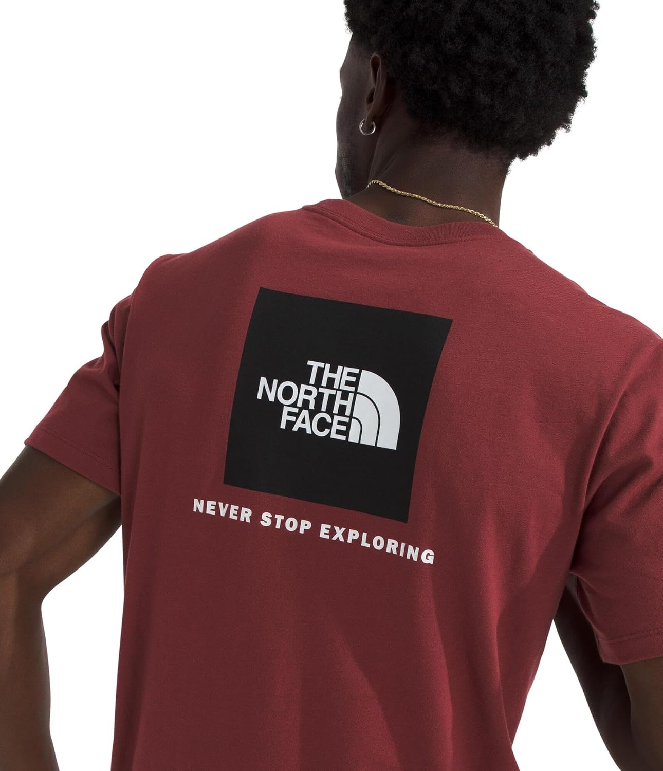 image:imageTHE NORTH FACE Mens Core Box NSE Short Sleeve Tee Branded Tshirt With a Ribbed CollarSumac