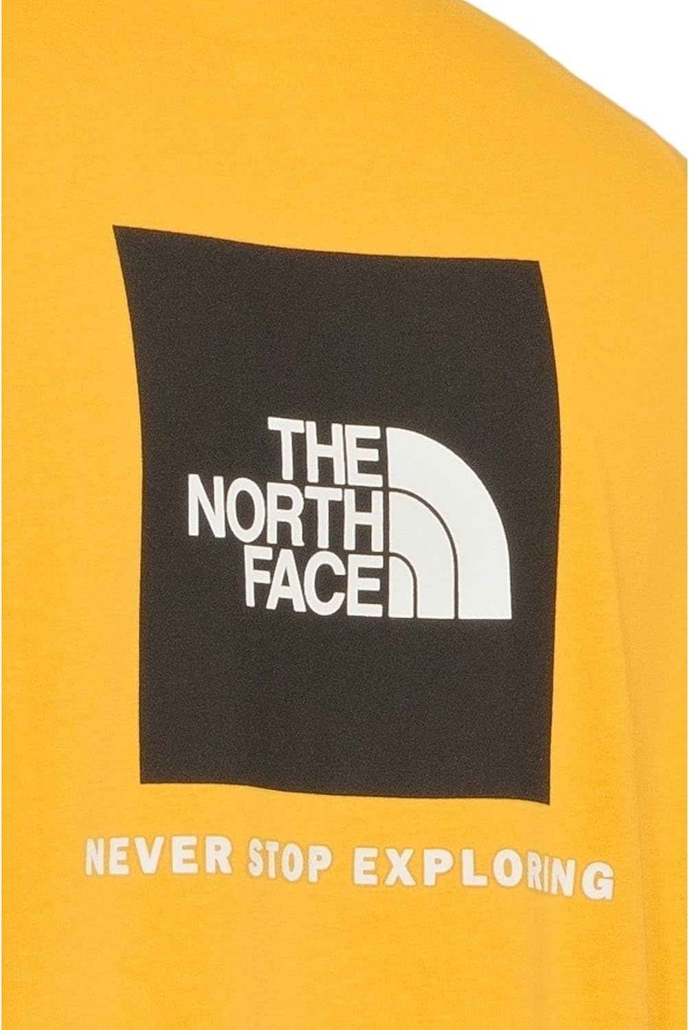 image:imageTHE NORTH FACE Mens Core Box NSE Short Sleeve Tee Branded Tshirt With a Ribbed CollarSummit Gold