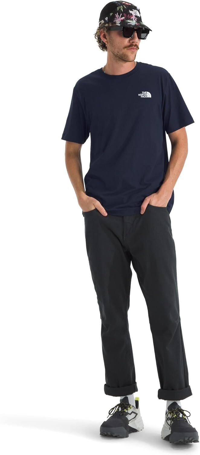image:imageTHE NORTH FACE Mens Core Box NSE Short Sleeve Tee Branded Tshirt With a Ribbed CollarSummit Navy
