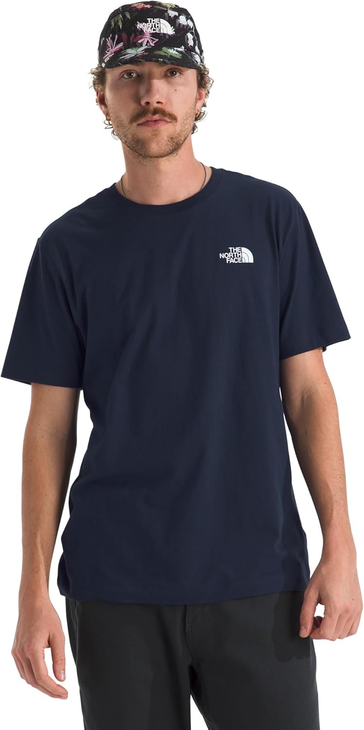 image:imageTHE NORTH FACE Mens Core Box NSE Short Sleeve Tee Branded Tshirt With a Ribbed CollarSummit Navy