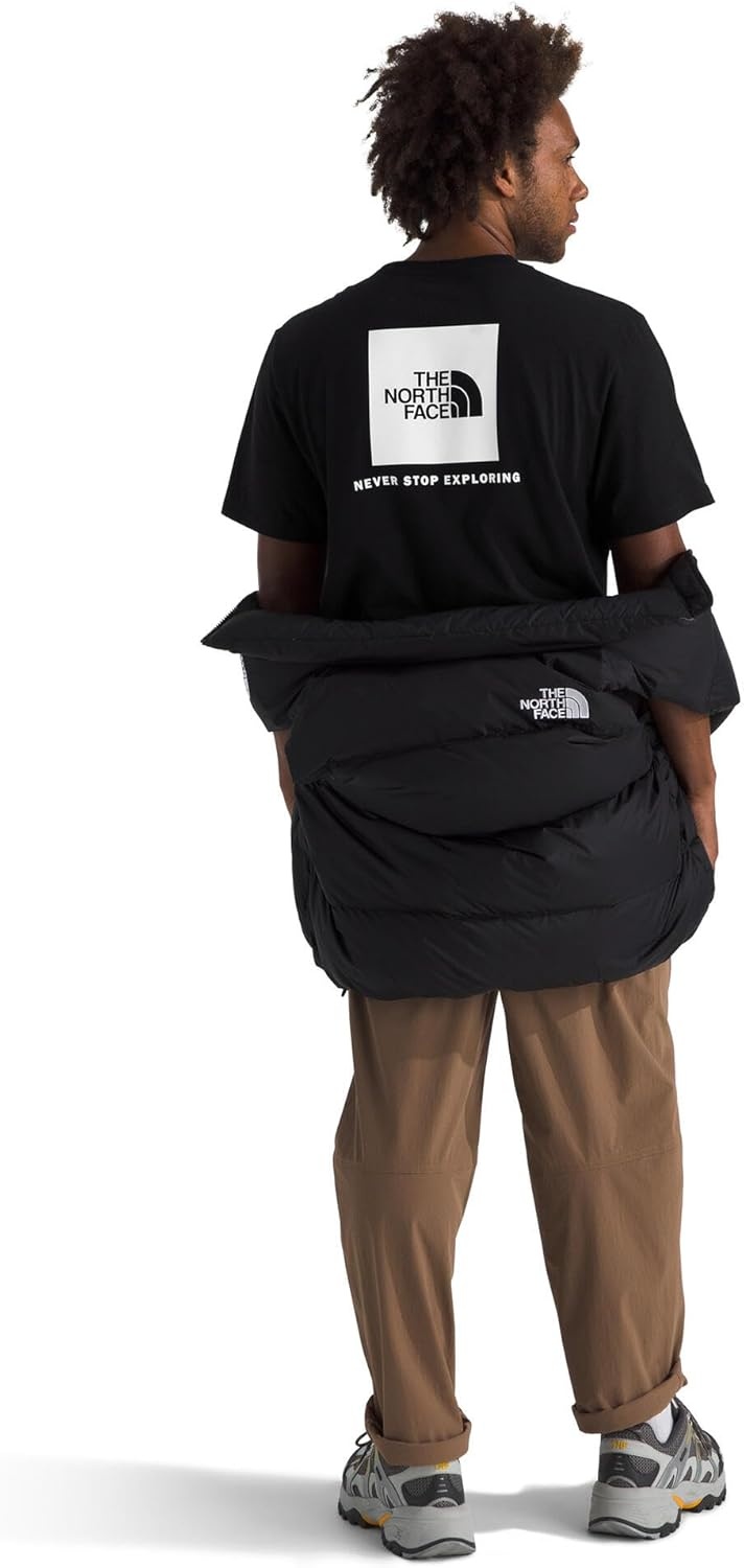 image:imageTHE NORTH FACE Mens Core Box NSE Short Sleeve Tee Branded Tshirt With a Ribbed CollarTnf BlackTnf White
