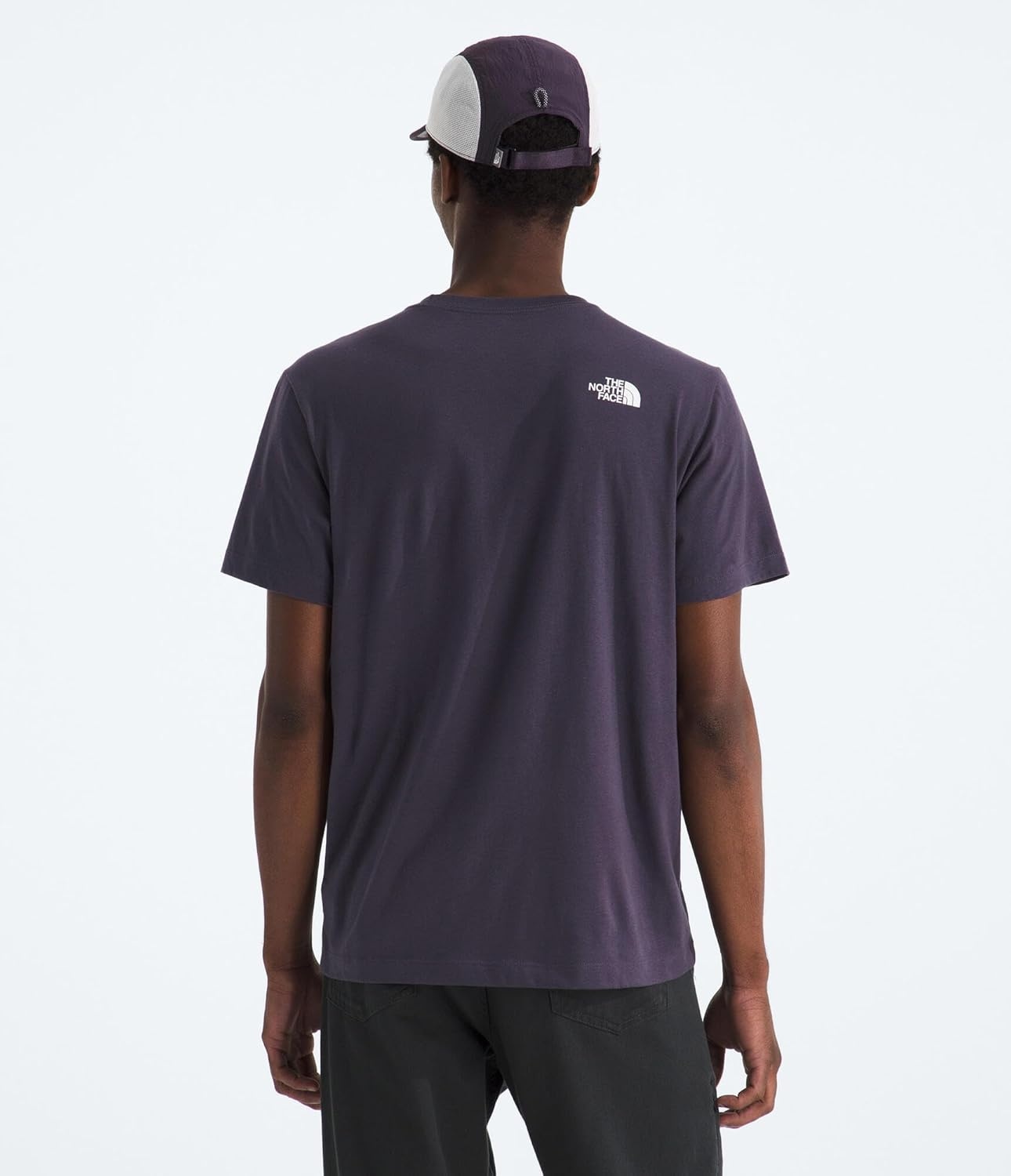 image:imageTHE NORTH FACE Mens Core Half Dome Shortsleeve Tee Regular Fit Cotton Shirt With Graphic Design amp Ribbed CollarEndless Dusk