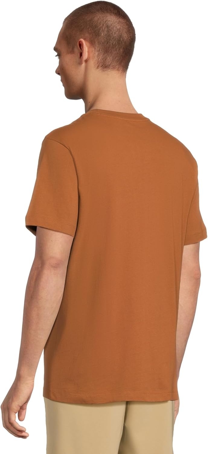 image:imageTHE NORTH FACE Mens Evolution Simple Dome Shortsleeve Tee Standard amp Big Size Cotton Shirt With the Classic LogoBurnt Umber