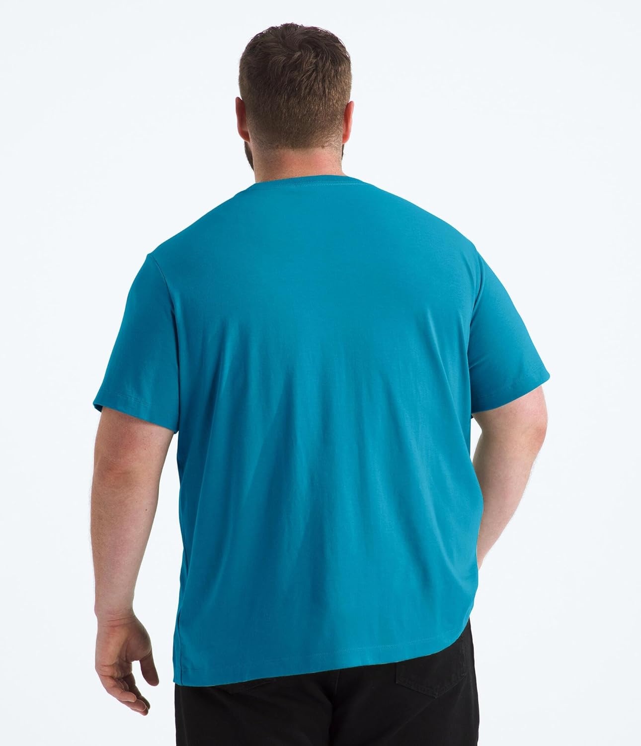 image:imageTHE NORTH FACE Mens Evolution Simple Dome Shortsleeve Tee Standard amp Big Size Cotton Shirt With the Classic LogoDusk Blue