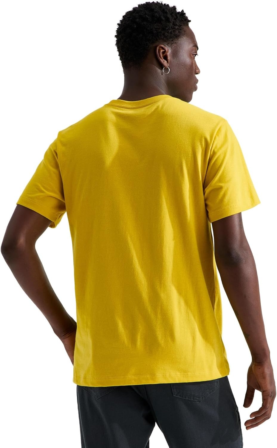 image:imageTHE NORTH FACE Mens Evolution Simple Dome Shortsleeve Tee Standard amp Big Size Cotton Shirt With the Classic LogoPigment Yellow