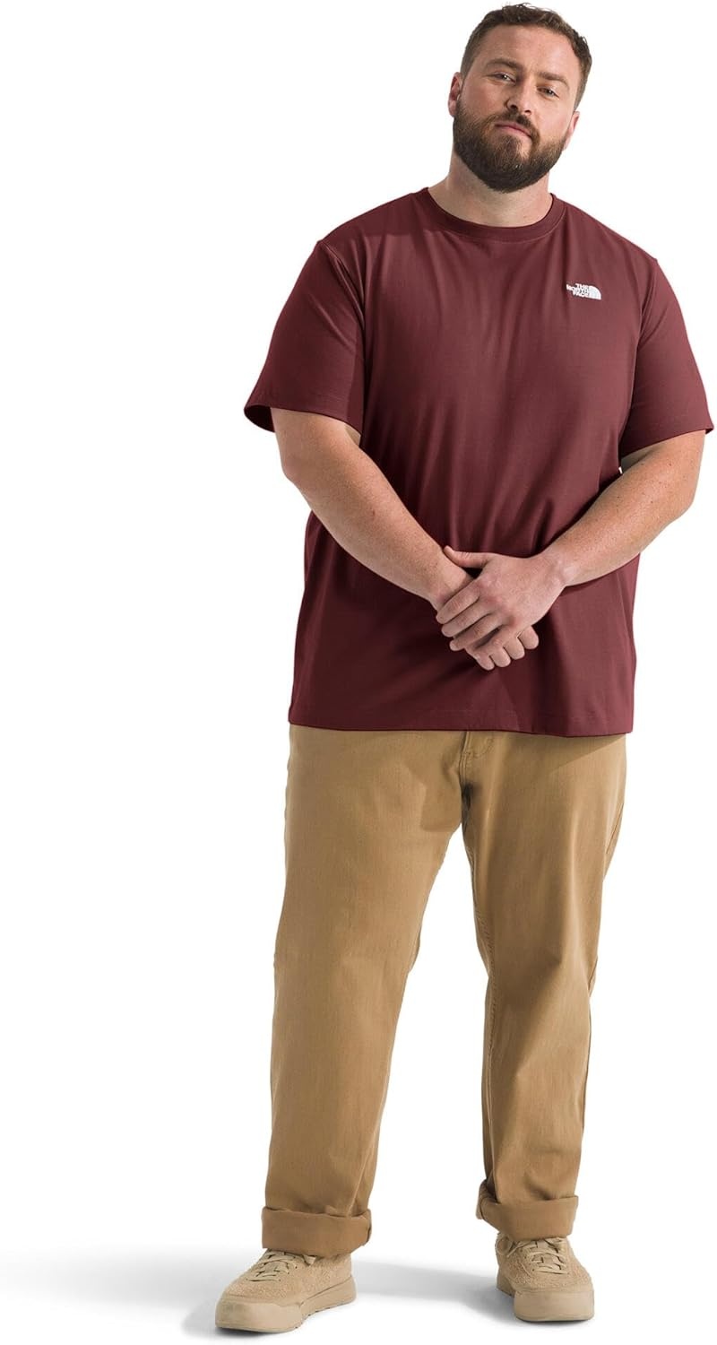 image:imageTHE NORTH FACE Mens Evolution Simple Dome Shortsleeve Tee Standard amp Big Size Cotton Shirt With the Classic LogoSumac