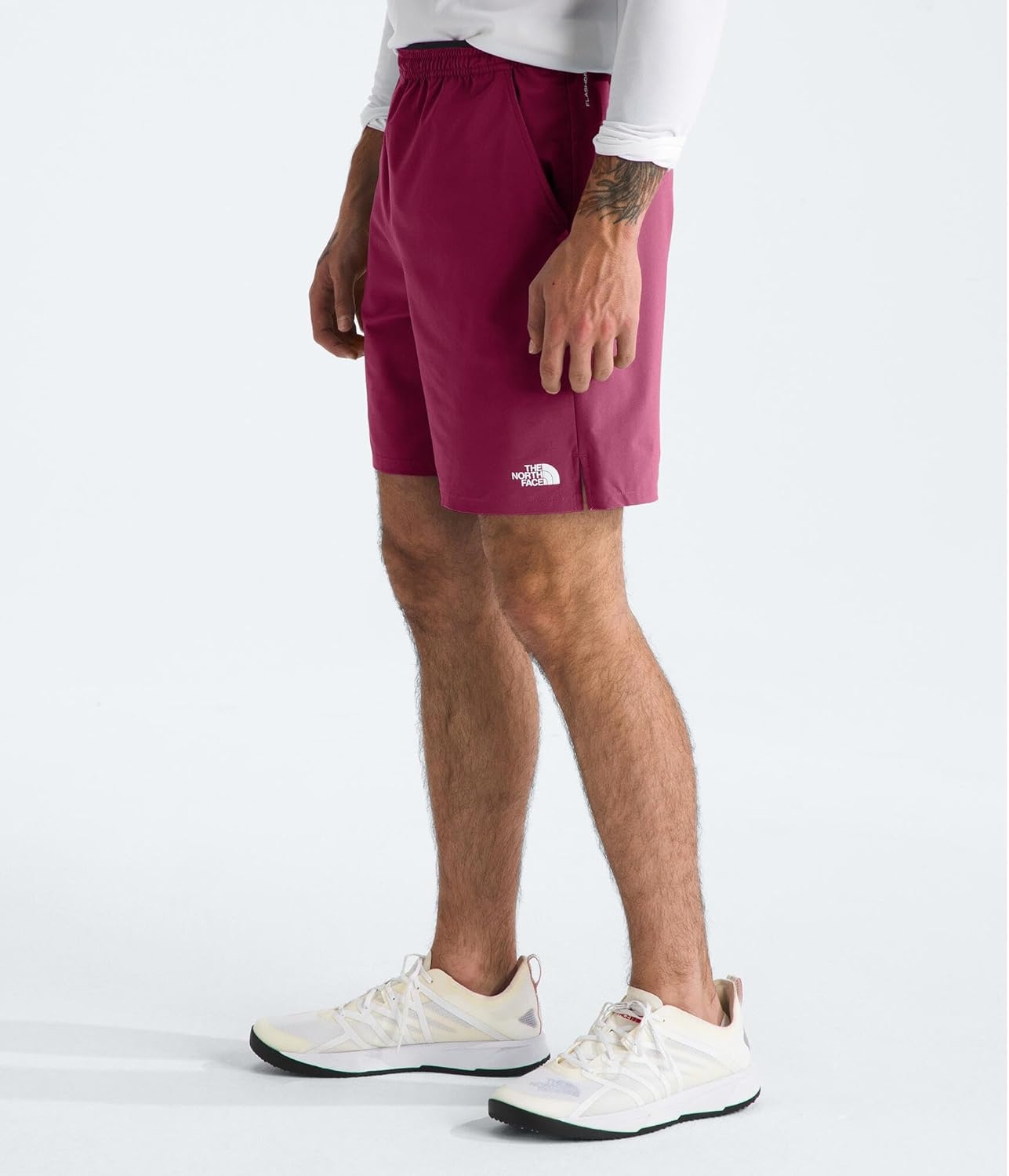 image:imageTHE NORTH FACE Mens Wander Short 20 Moisture Wicking Water Repellent Finish Internal DrawcordCyber Berry