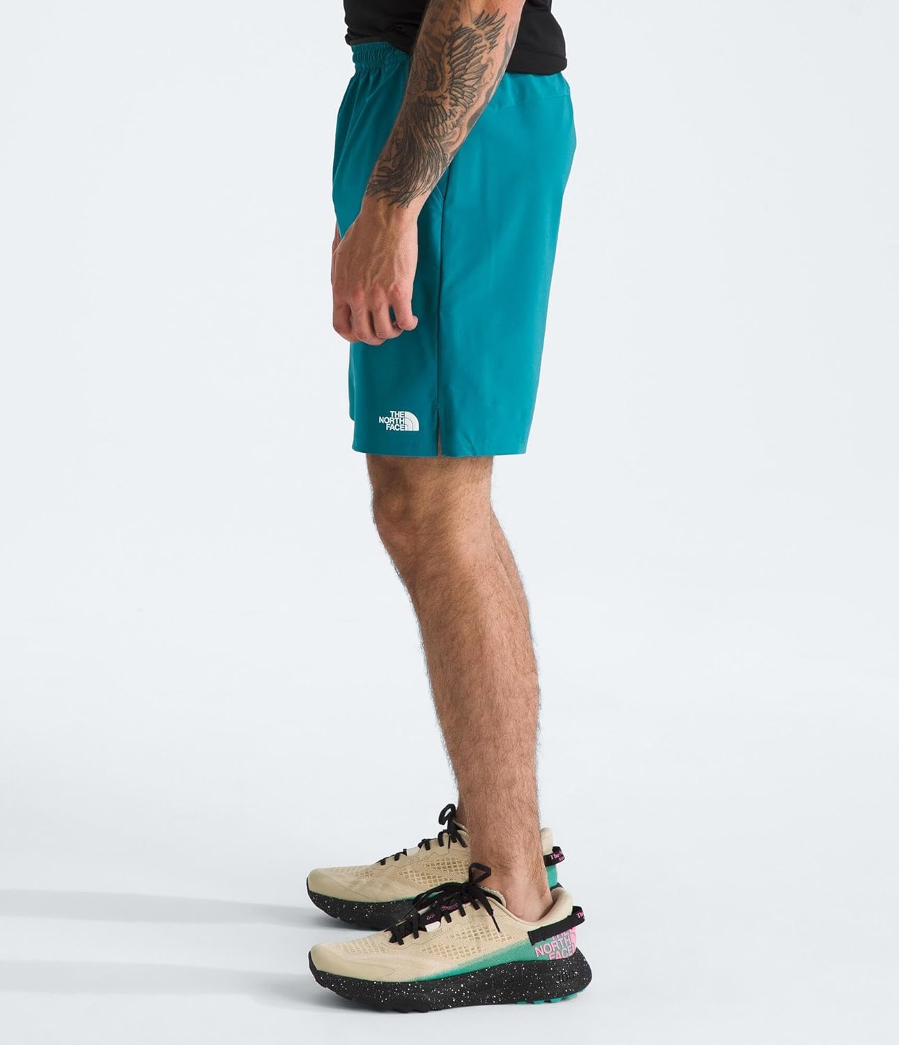 image:imageTHE NORTH FACE Mens Wander Short 20 Moisture Wicking Water Repellent Finish Internal DrawcordDigital Steel