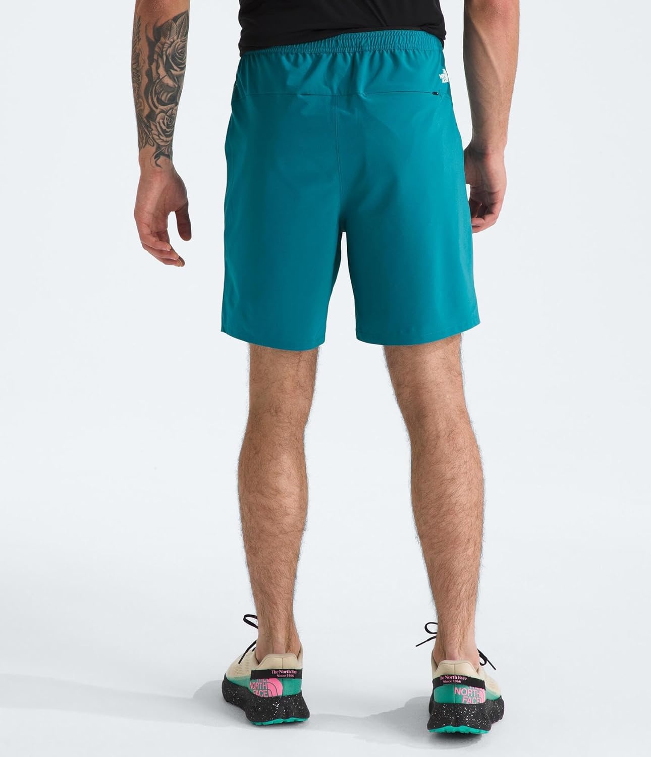image:imageTHE NORTH FACE Mens Wander Short 20 Moisture Wicking Water Repellent Finish Internal DrawcordDigital Steel