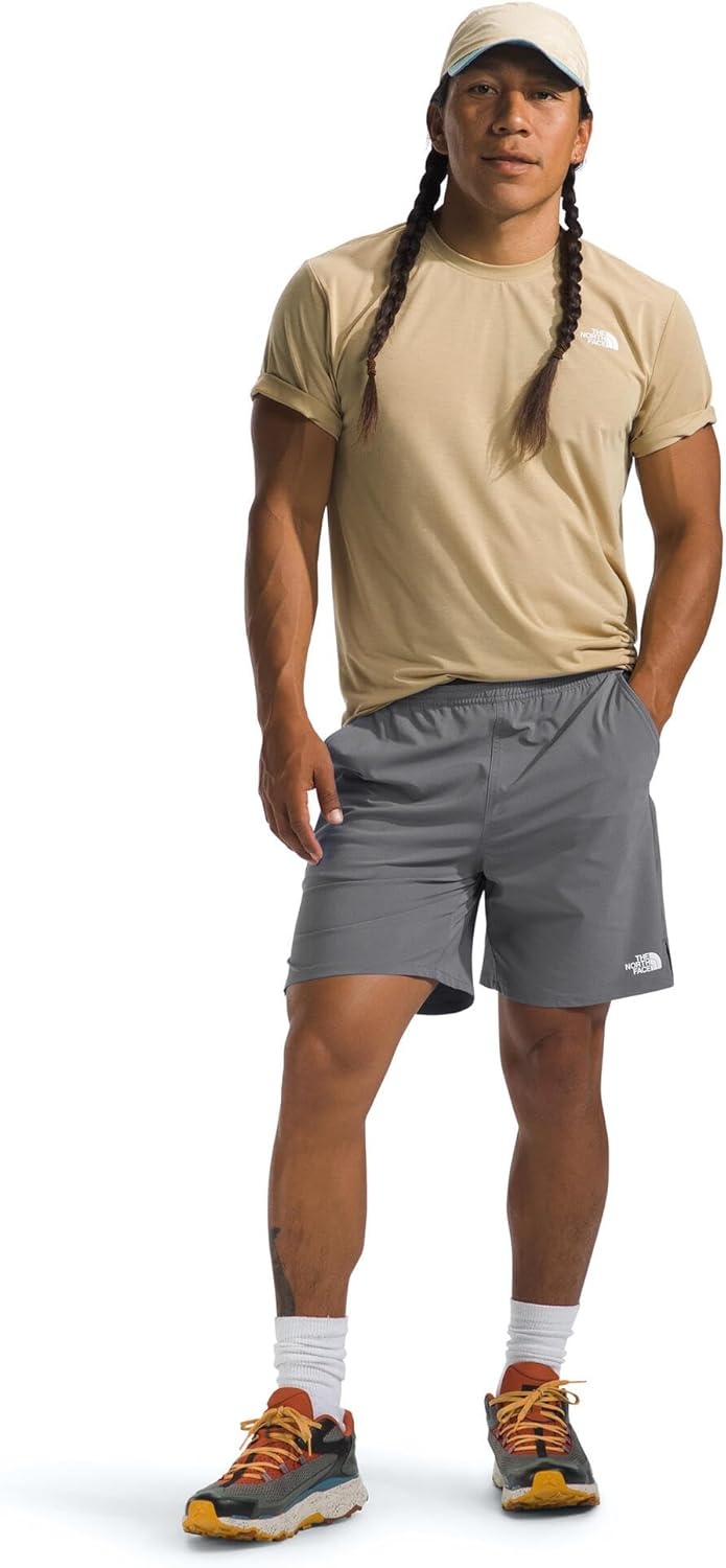 image:imageTHE NORTH FACE Mens Wander Short 20 Moisture Wicking Water Repellent Finish Internal DrawcordSmoked Pearl