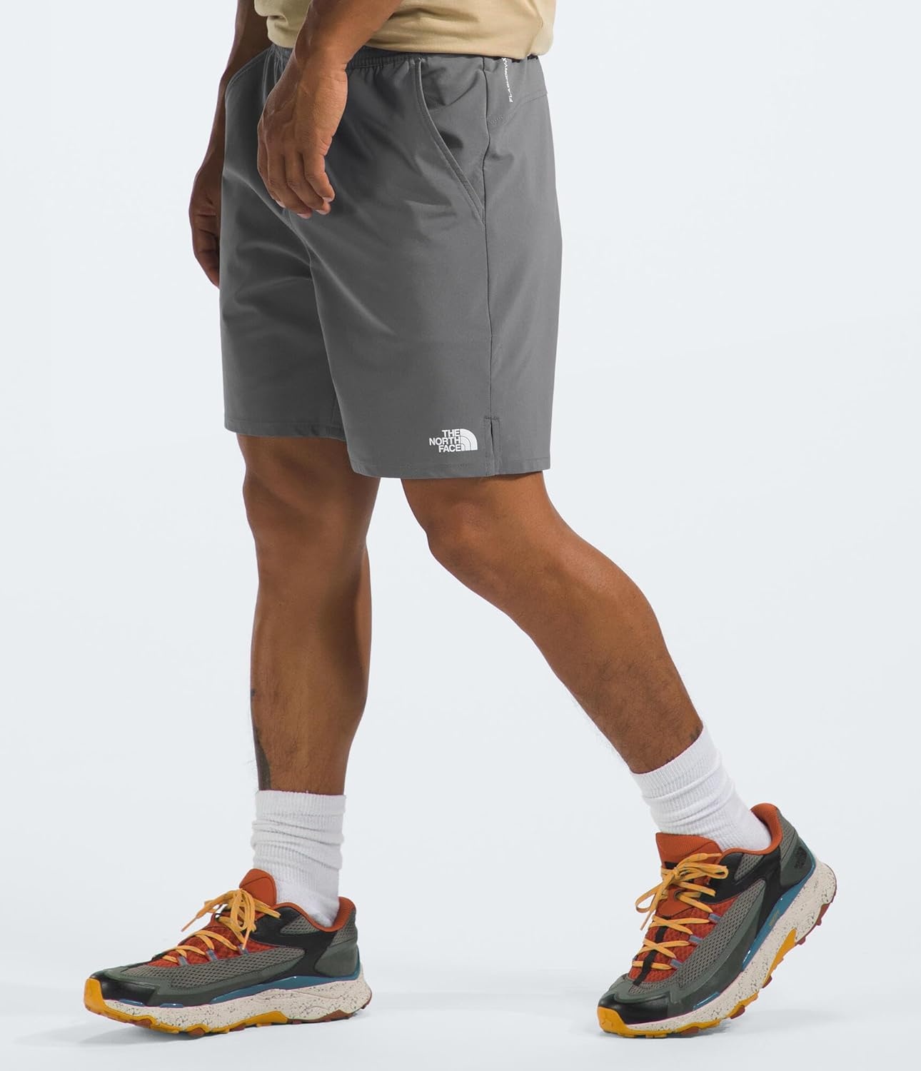 image:imageTHE NORTH FACE Mens Wander Short 20 Moisture Wicking Water Repellent Finish Internal DrawcordSmoked Pearl