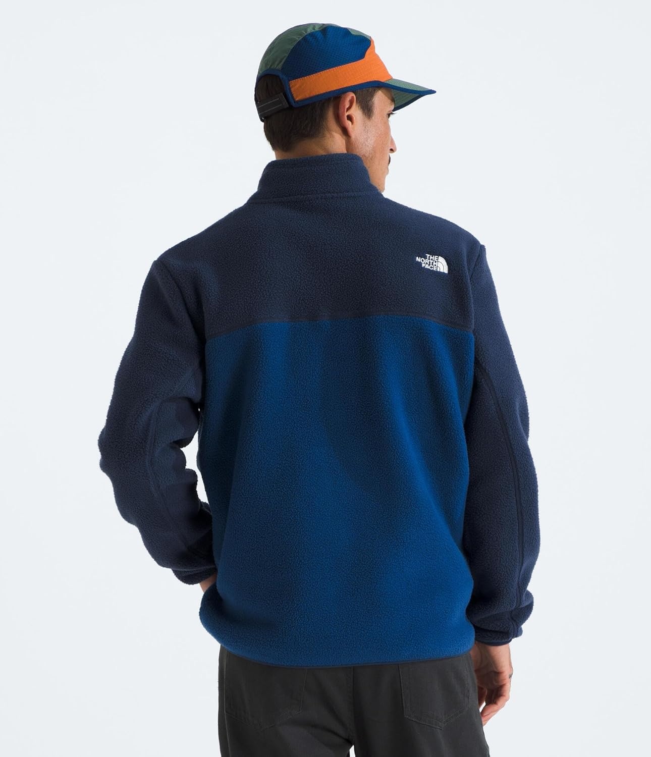 image:imageTHE NORTH FACE Mens Yumiori Full Zip Jacket Lightweight Fleece Coat With Embroidered Logo Zip PocketsEstate BlueSummit NavySummit Navy