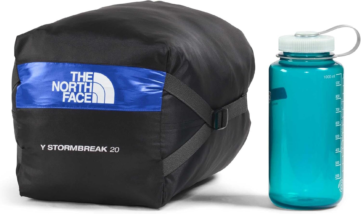 image:imageTHE NORTH FACE Teen Stormbreak 20F 7C Backpacking Sleeping Bag Water Repellent Fully Insulated Includes Stuff Sack TNF BlueRiver Ice Regular