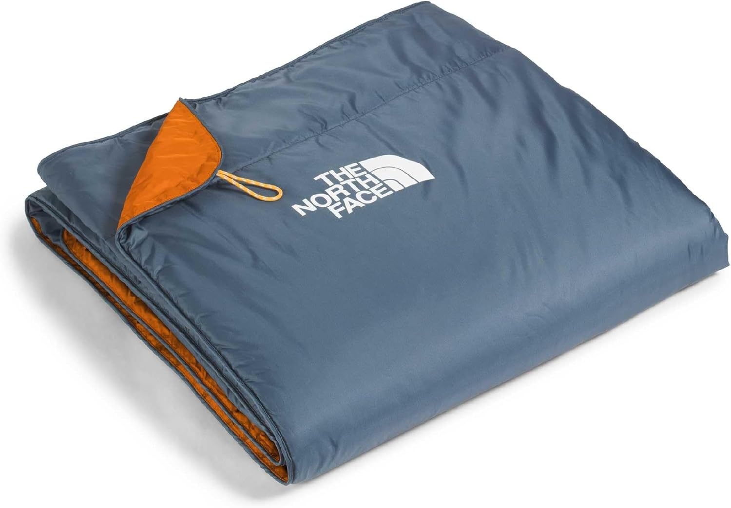 image:imageTHE NORTH FACE Wawona Blanket Insulated Blanket for Home and Camping Water Repellent Packable Design Granite GreyDust Orange One Size