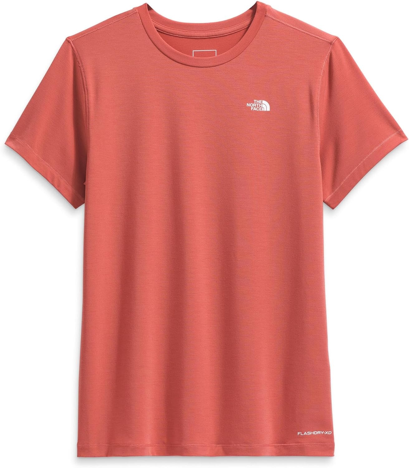 image:imageTHE NORTH FACE Womens Adventure Tee Shortsleeve Crewneck With Moisture Wicking Fabric Setin SleevesMars Dust