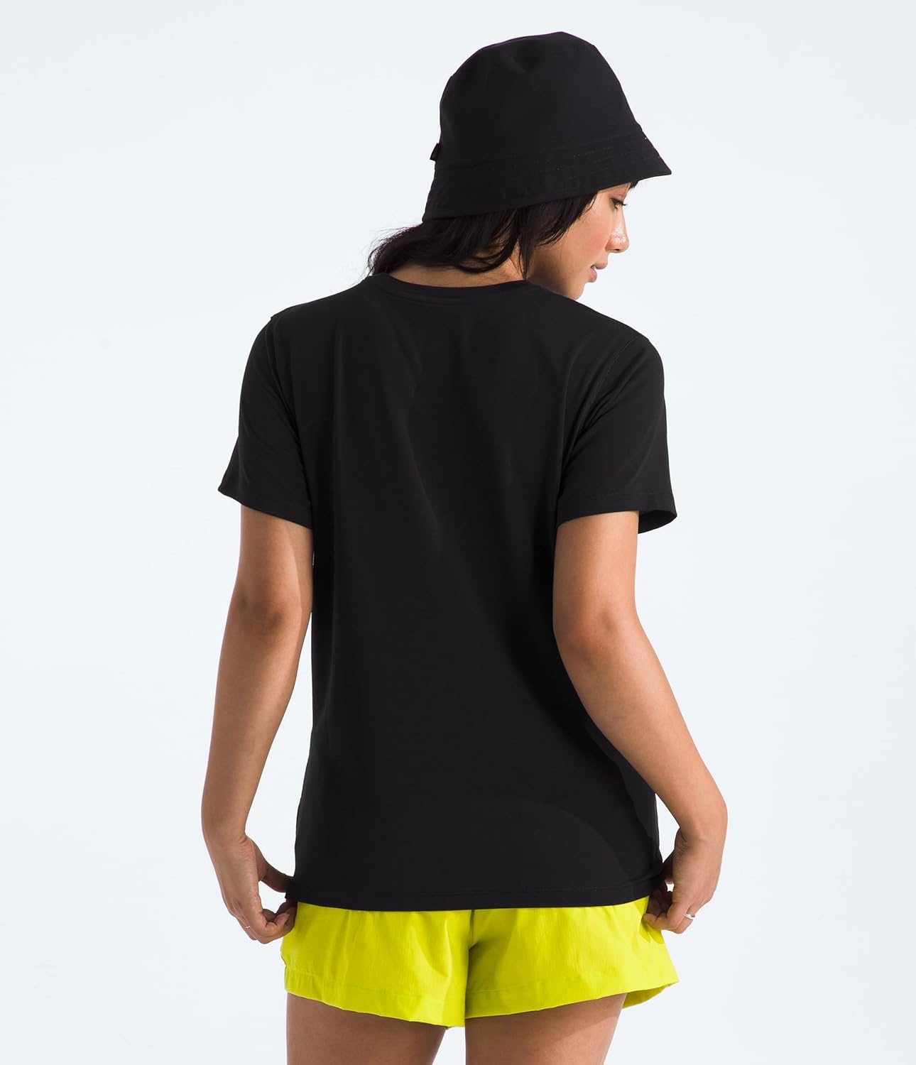 image:imageTHE NORTH FACE Womens Adventure Tee Shortsleeve Crewneck With Moisture Wicking Fabric Setin SleevesTnf Black