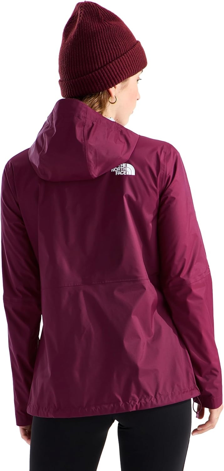 image:imageTHE NORTH FACE Womens Alta Vista Rain Jacket 3 Piece Hood With Adjustable Cinchcord Waterproof BreathableBurgundy Crush