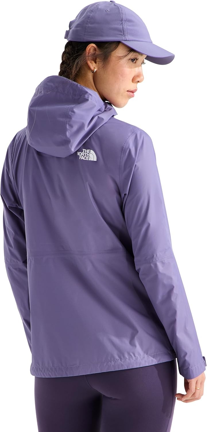 image:imageTHE NORTH FACE Womens Alta Vista Rain Jacket 3 Piece Hood With Adjustable Cinchcord Waterproof BreathableGrounded Plum
