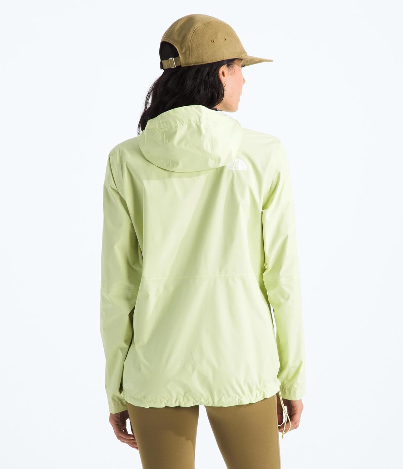 image:imageTHE NORTH FACE Womens Alta Vista Rain Jacket 3 Piece Hood With Adjustable Cinchcord Waterproof BreathableLemon Mist