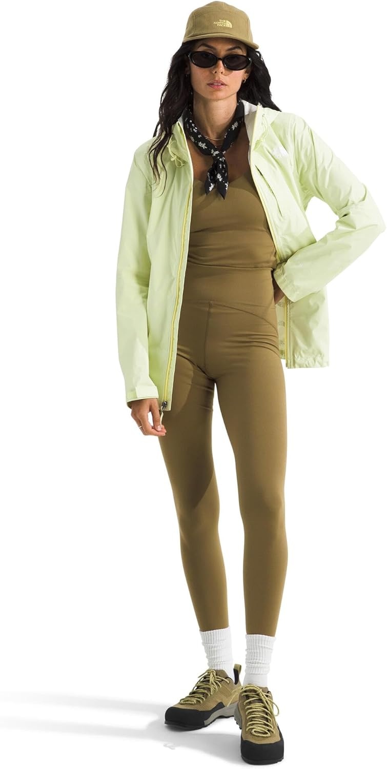 image:imageTHE NORTH FACE Womens Alta Vista Rain Jacket 3 Piece Hood With Adjustable Cinchcord Waterproof BreathableLemon Mist