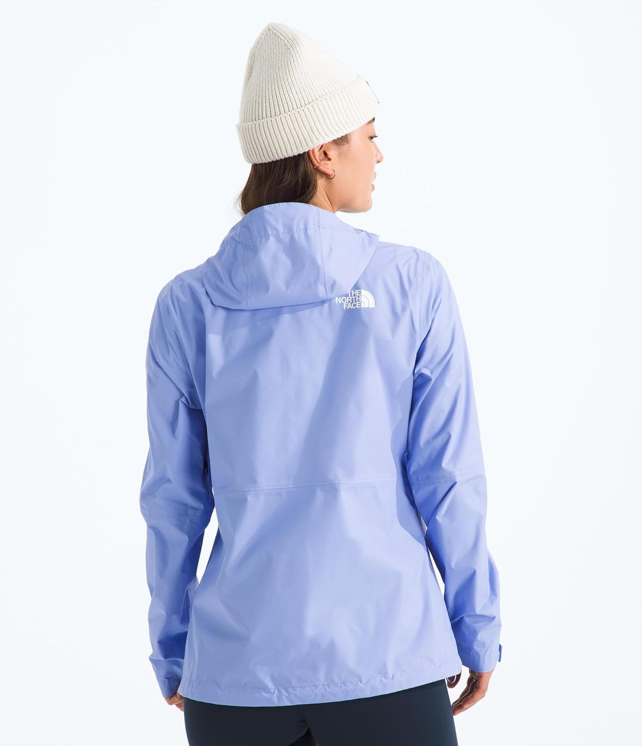 image:imageTHE NORTH FACE Womens Alta Vista Rain Jacket 3 Piece Hood With Adjustable Cinchcord Waterproof BreathablePeriwinkle Glow