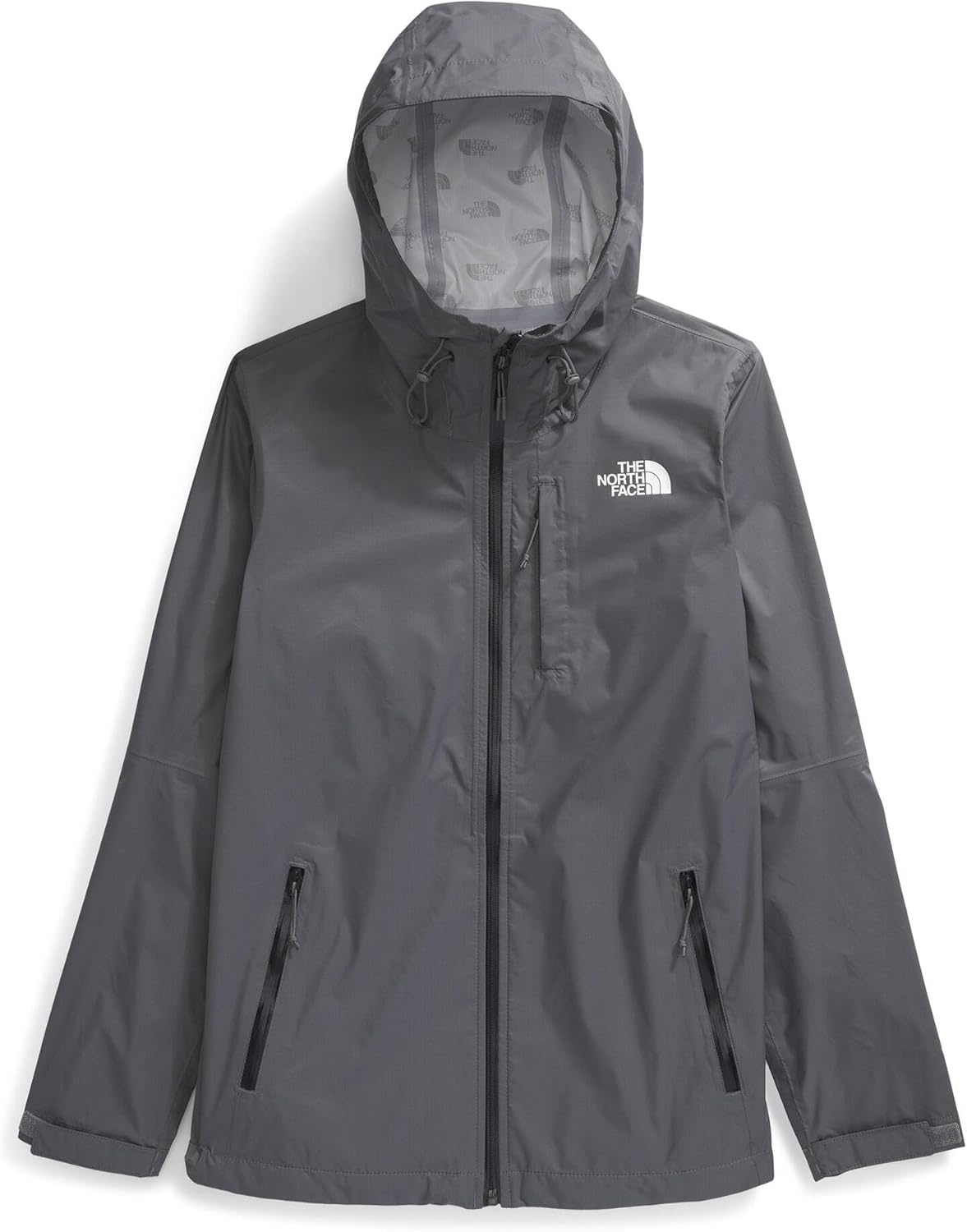 image:imageTHE NORTH FACE Womens Alta Vista Rain Jacket 3 Piece Hood With Adjustable Cinchcord Waterproof BreathableSmoked Pearl