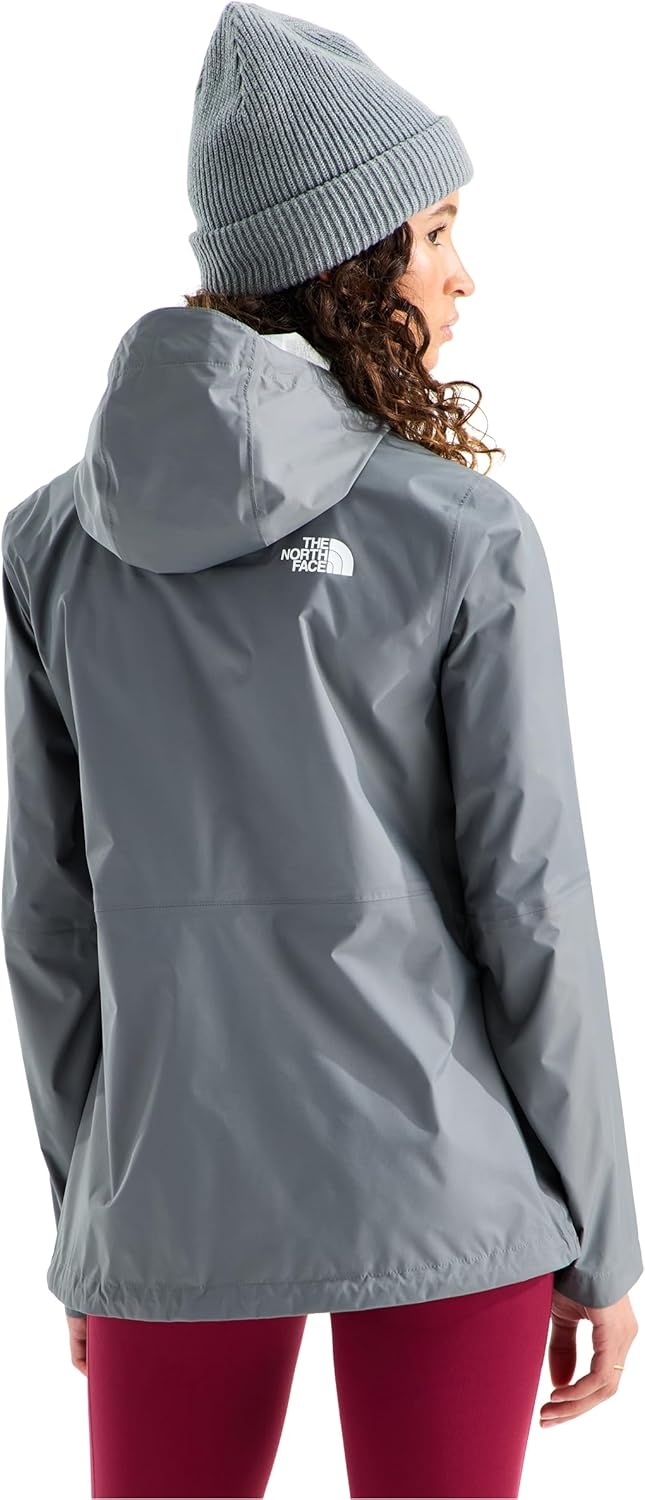 image:imageTHE NORTH FACE Womens Alta Vista Rain Jacket 3 Piece Hood With Adjustable Cinchcord Waterproof BreathableSmoked PearlNl