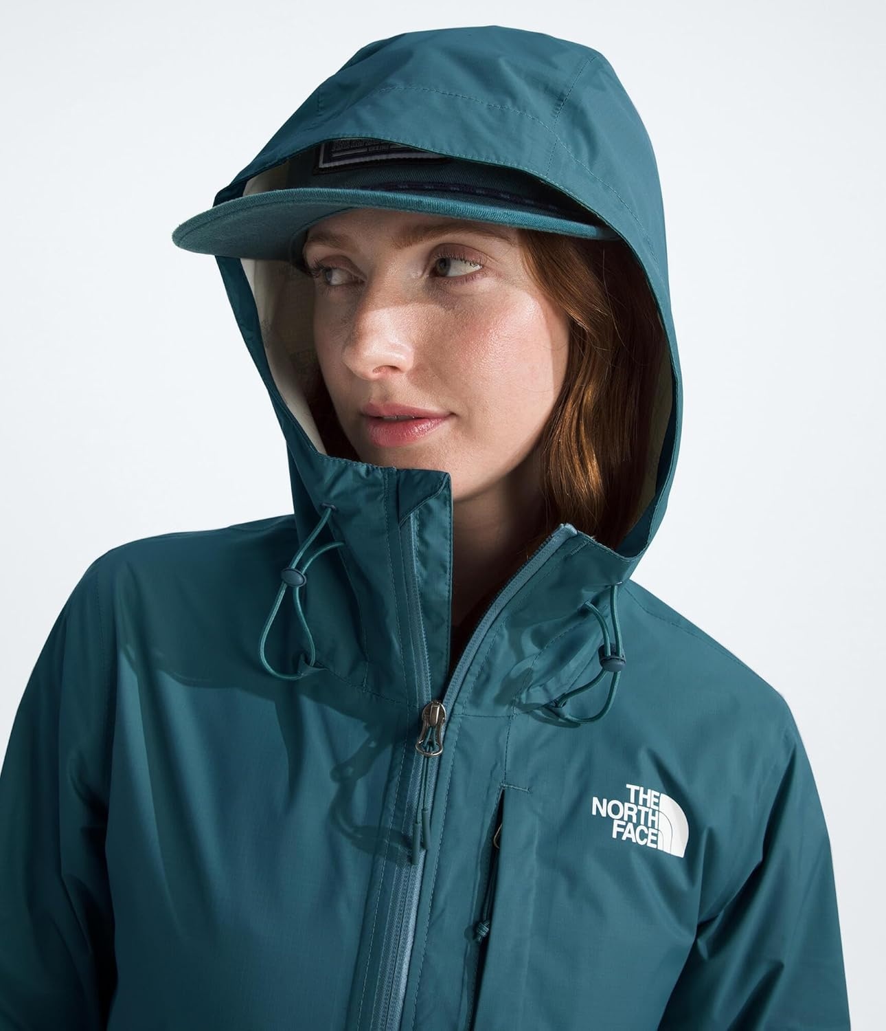 image:imageTHE NORTH FACE Womens Alta Vista Rain Jacket 3 Piece Hood With Adjustable Cinchcord Waterproof BreathableSpace