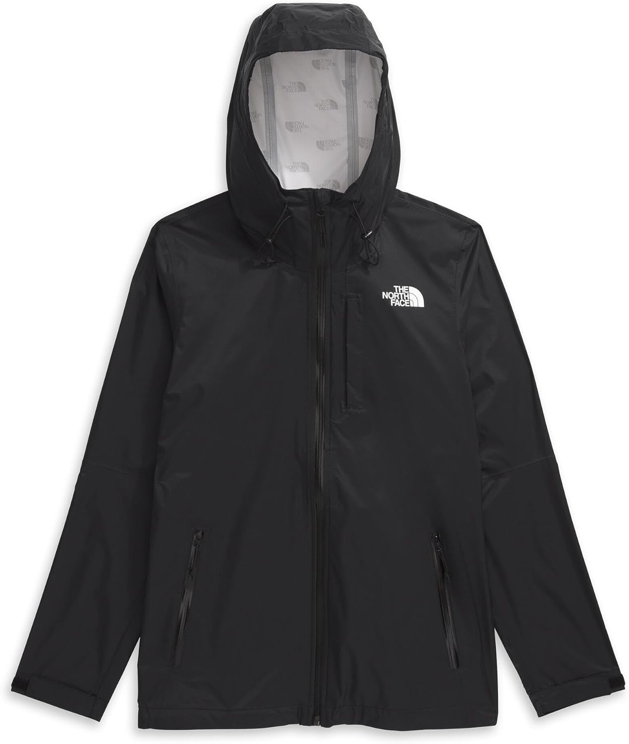 image:imageTHE NORTH FACE Womens Alta Vista Rain Jacket 3 Piece Hood With Adjustable Cinchcord Waterproof BreathableTnf Black