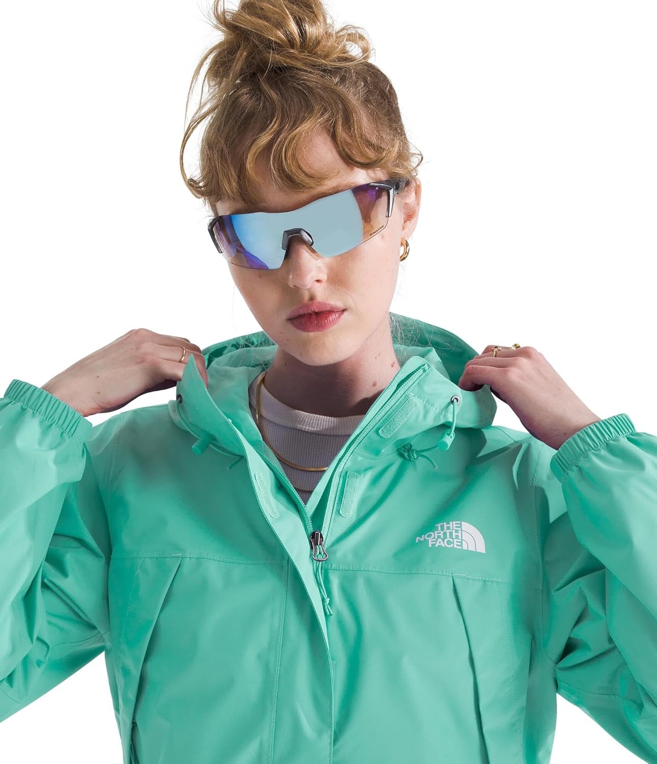 image:imageTHE NORTH FACE Womens Antora Waterproof Breathable Rain CoatBright Foam