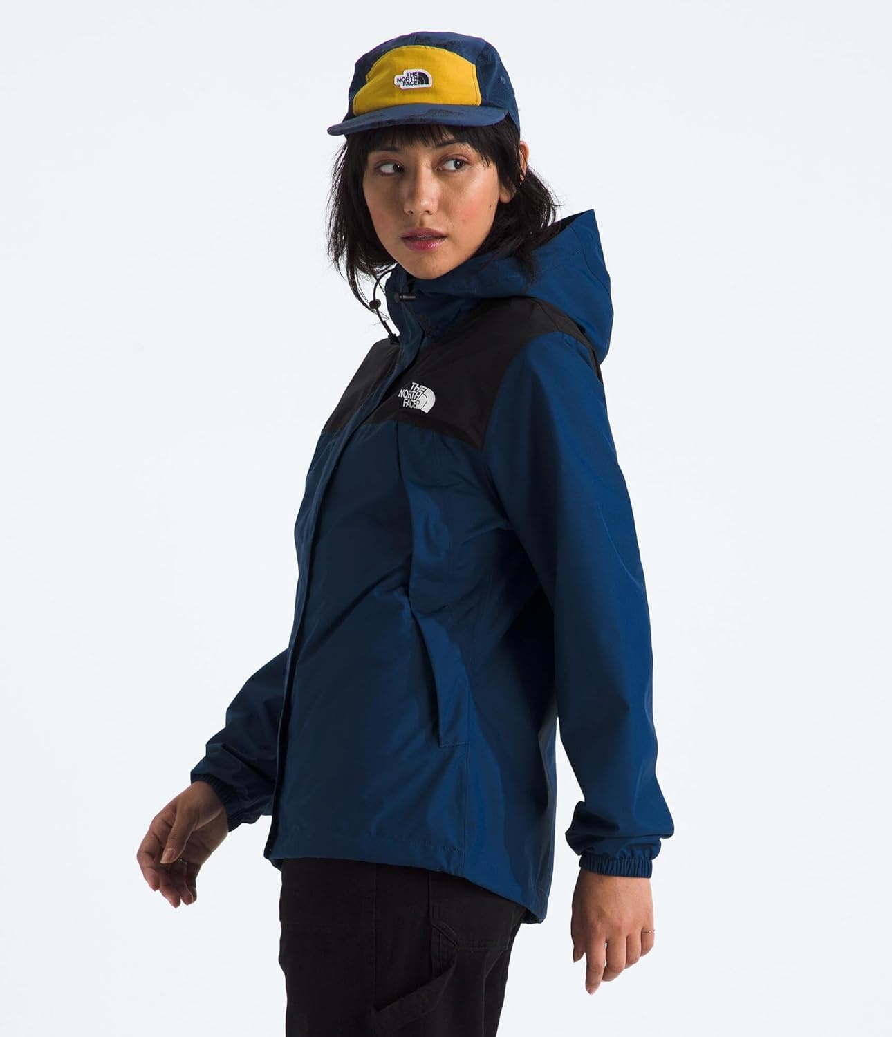 image:imageTHE NORTH FACE Womens Antora Waterproof Breathable Rain CoatEstate BlueTnf Black
