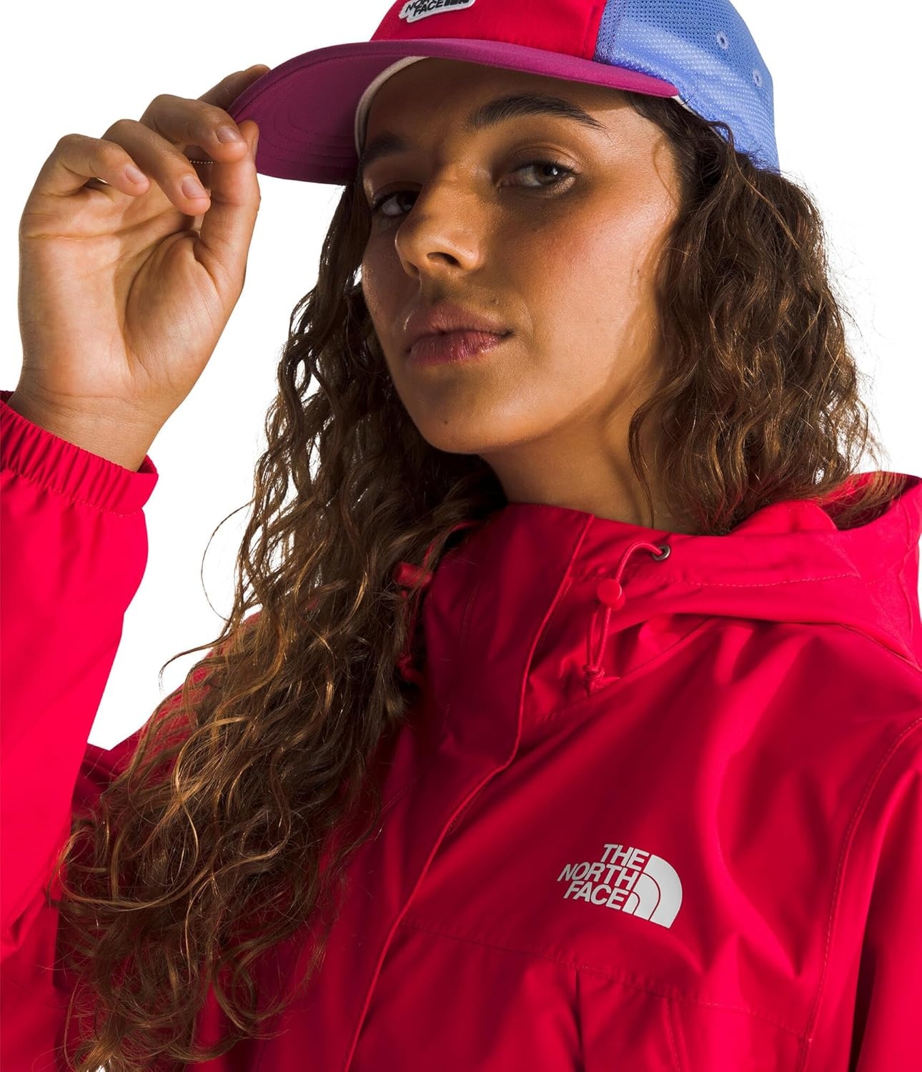 image:imageTHE NORTH FACE Womens Antora Waterproof Breathable Rain CoatHibiscus