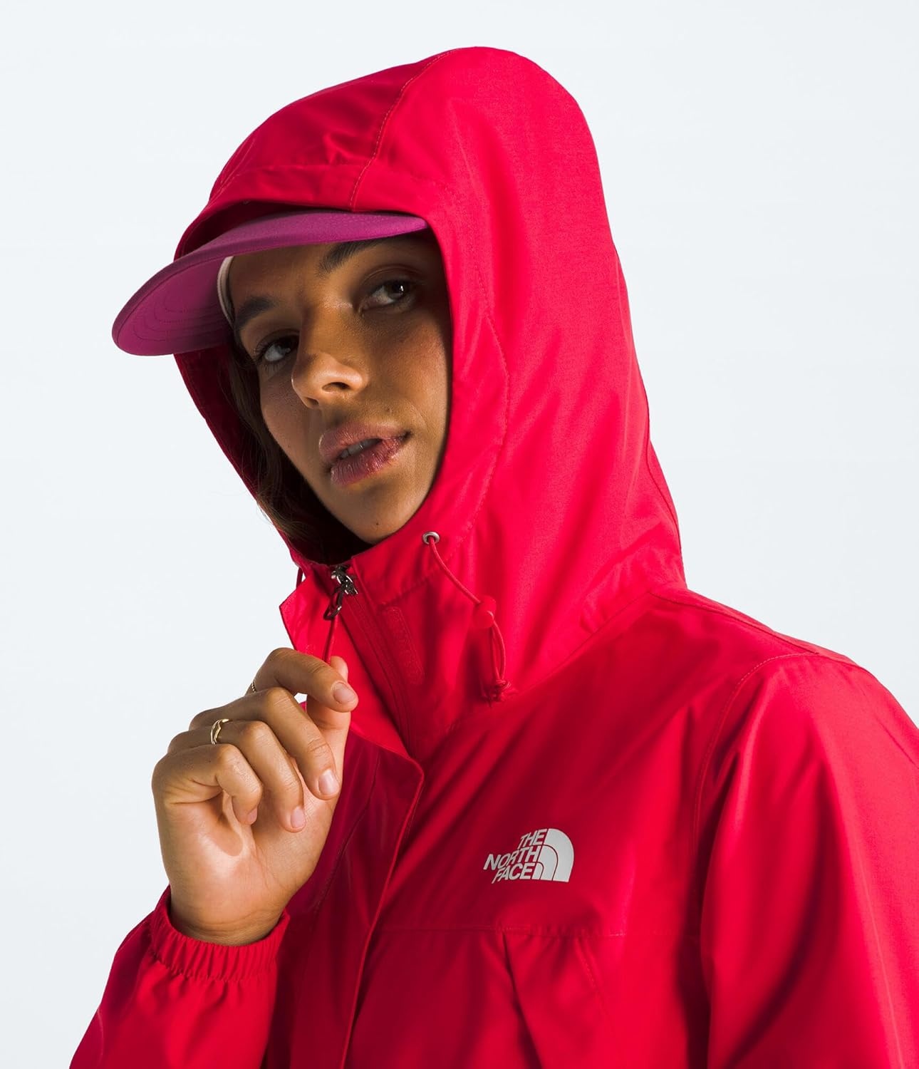 image:imageTHE NORTH FACE Womens Antora Waterproof Breathable Rain CoatHibiscus