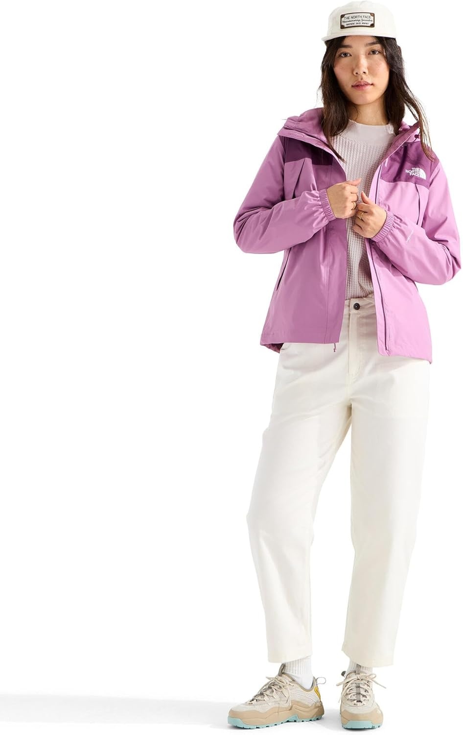 image:imageTHE NORTH FACE Womens Antora Waterproof Breathable Rain CoatHushed LavenderChroma Purple