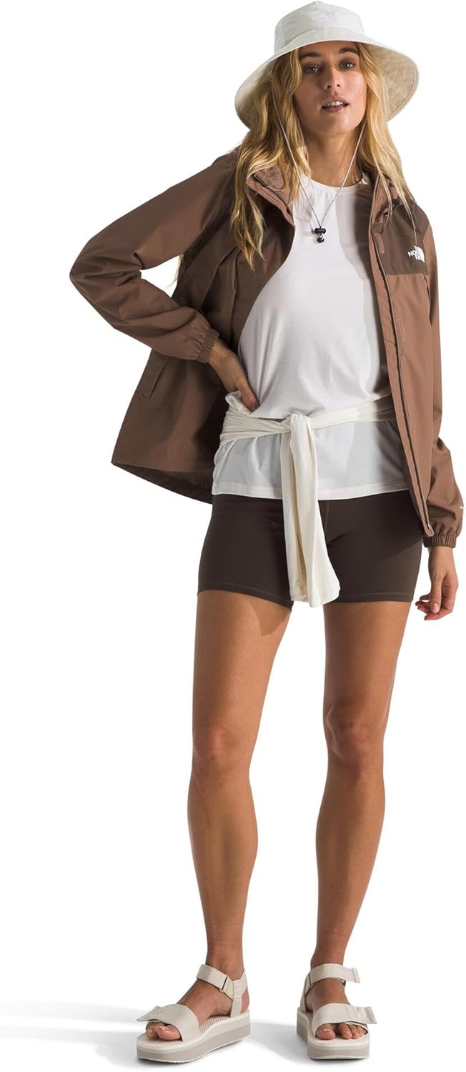 image:imageTHE NORTH FACE Womens Antora Waterproof Breathable Rain CoatLatteSmokey Brown