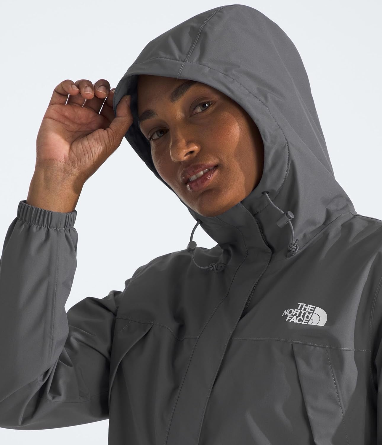 image:imageTHE NORTH FACE Womens Antora Waterproof Breathable Rain CoatSmoked Pearl