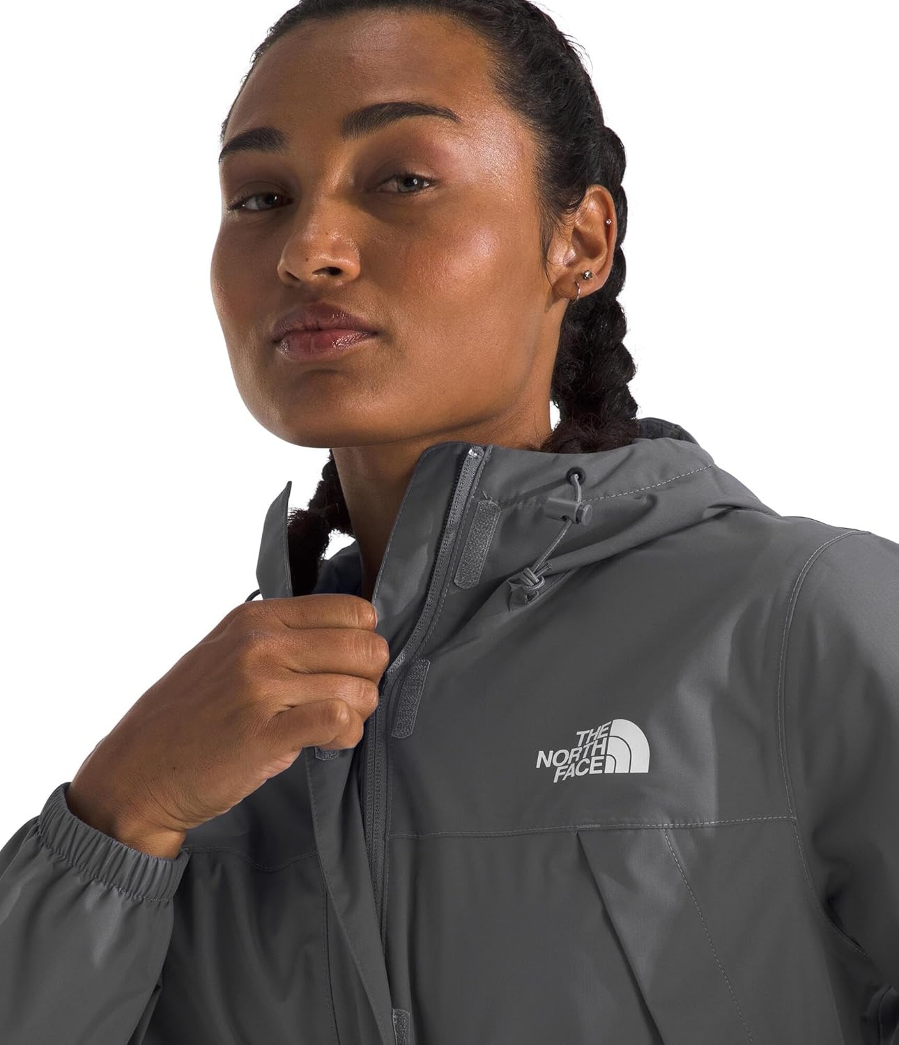 image:imageTHE NORTH FACE Womens Antora Waterproof Breathable Rain CoatSmoked Pearl