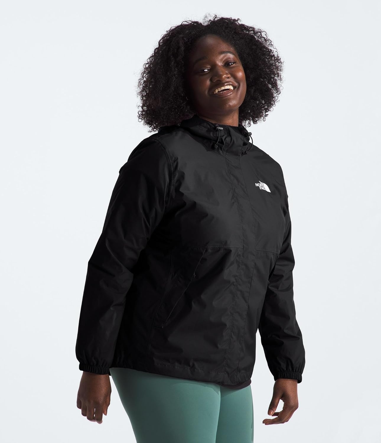 image:imageTHE NORTH FACE Womens Antora Waterproof Breathable Rain CoatTnf Blacknpf