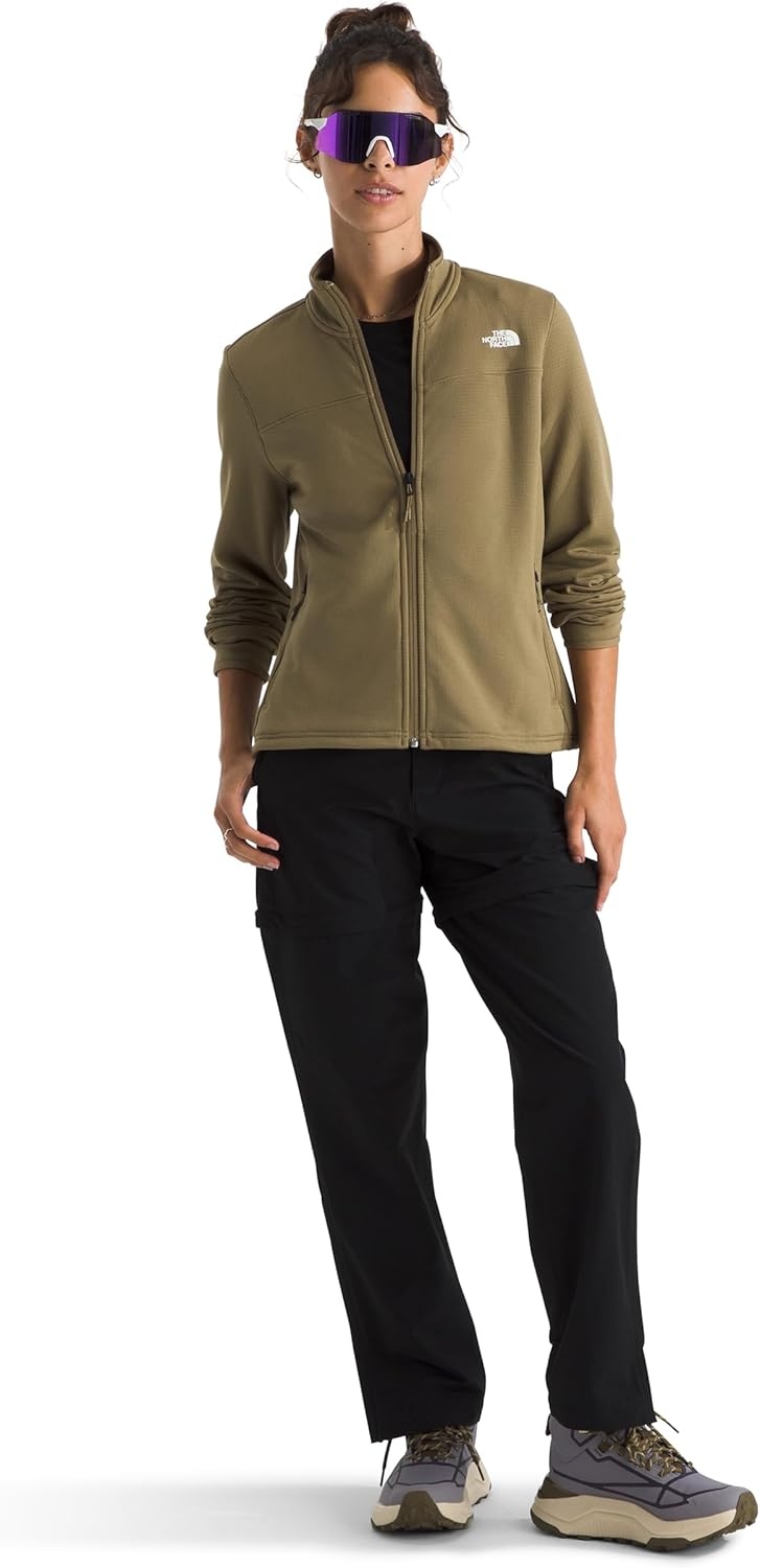 image:imageTHE NORTH FACE Womens Cedar Trail Grid Fleece Jacket Zip Pockets amp Reinforced Binding on the Collar Cuffs amp HemCedar